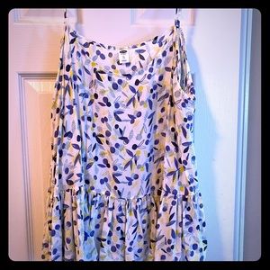 Spaghetti strap peplum top